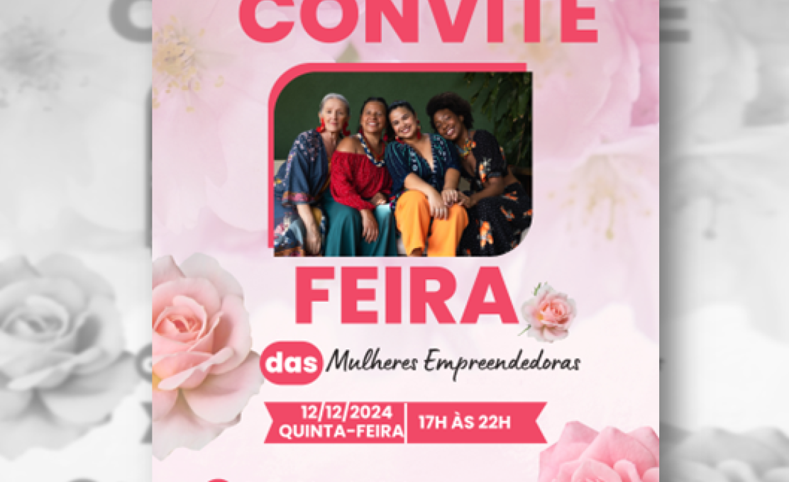 Convite - Feira das Mulheres Empreendedoras