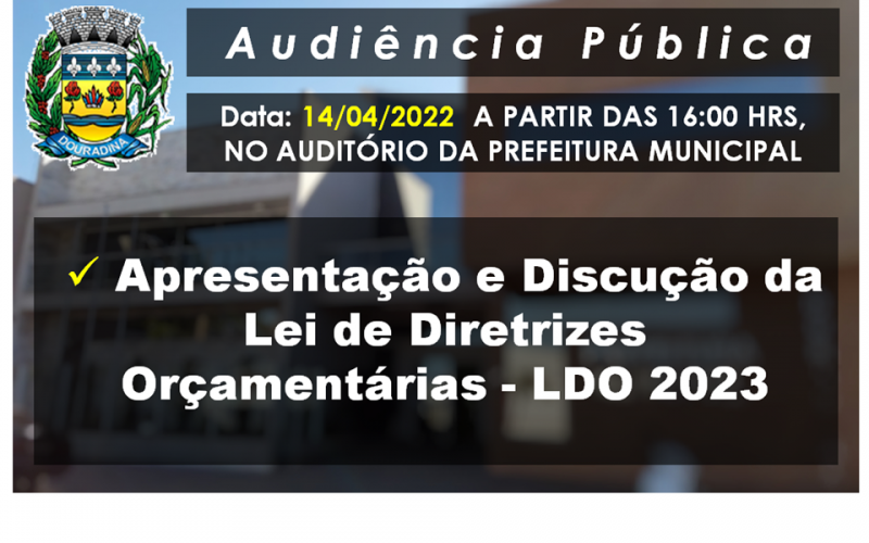 Audiência Pública LDO 2023