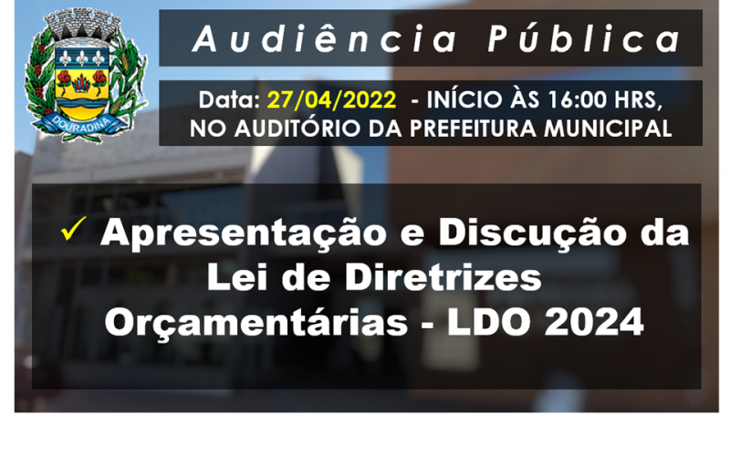 Audiência Pública - LDO 2024