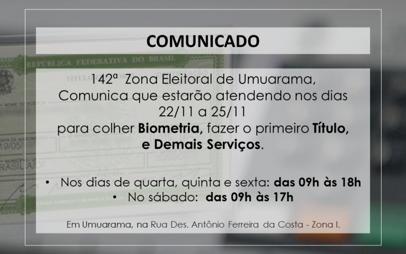 Comunicado