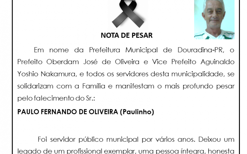 Nota de Pesar